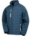 RS237 R237X Result Recycled Compass Padded Jacket Navy / Grey colour image